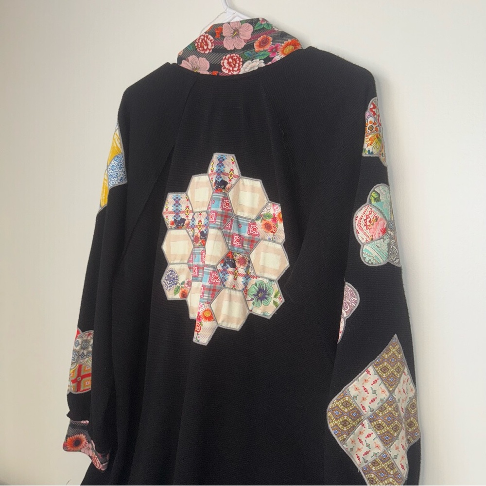 BIYA JOHNNY WAS GLINDA APPLIQUE JACKET sz M - Picture 6 of 8